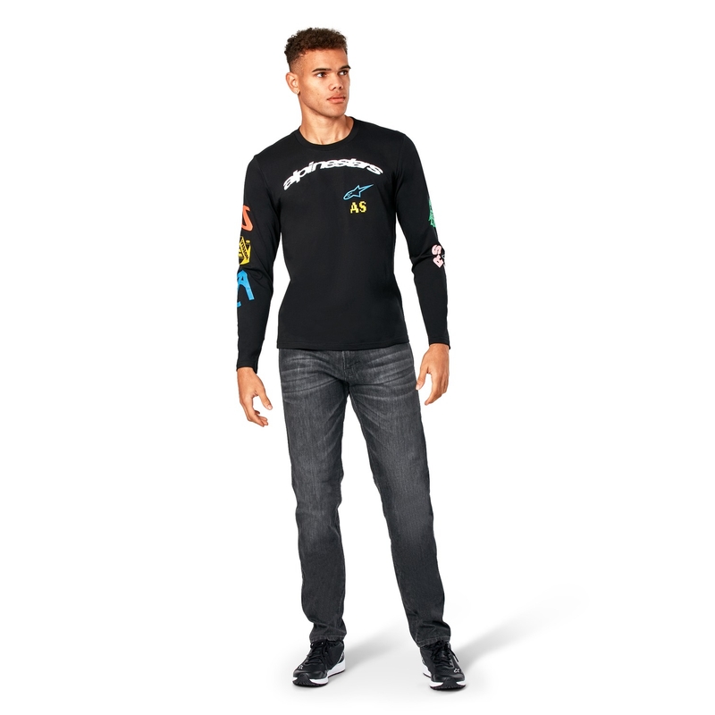 Camiseta Alpinestars Bruno CSF manga larga negro