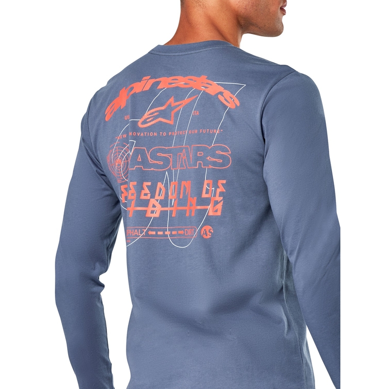 Camiseta manga larga Alpinestars Vitalus CSF azul