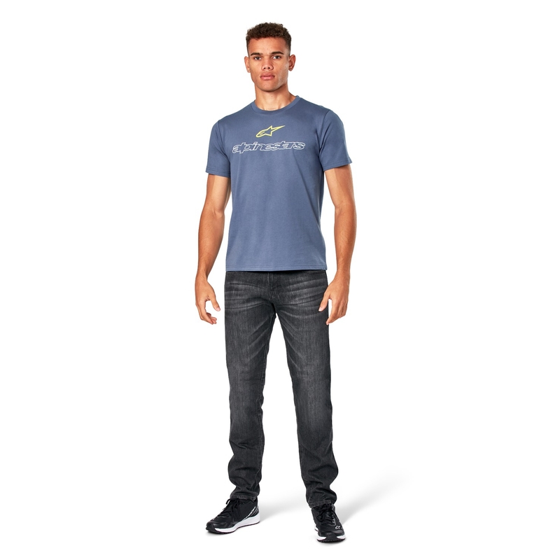 Camiseta Alpinestars Linear Trace CSF azul