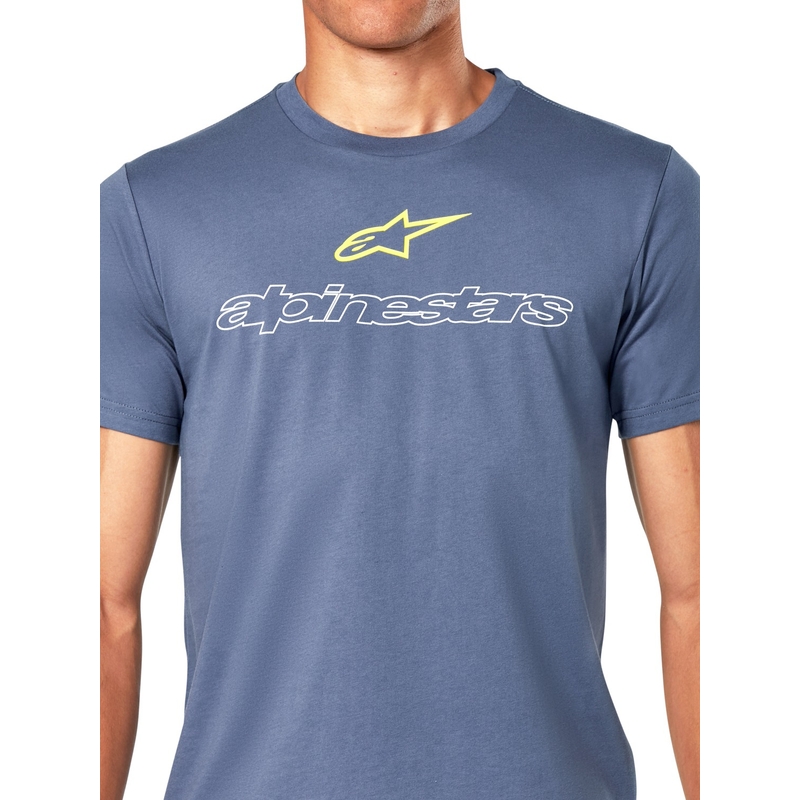 Camiseta Alpinestars Linear Trace CSF azul