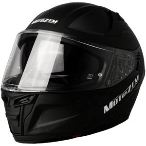 Casco de moto integral Motozem Guardian negro mate