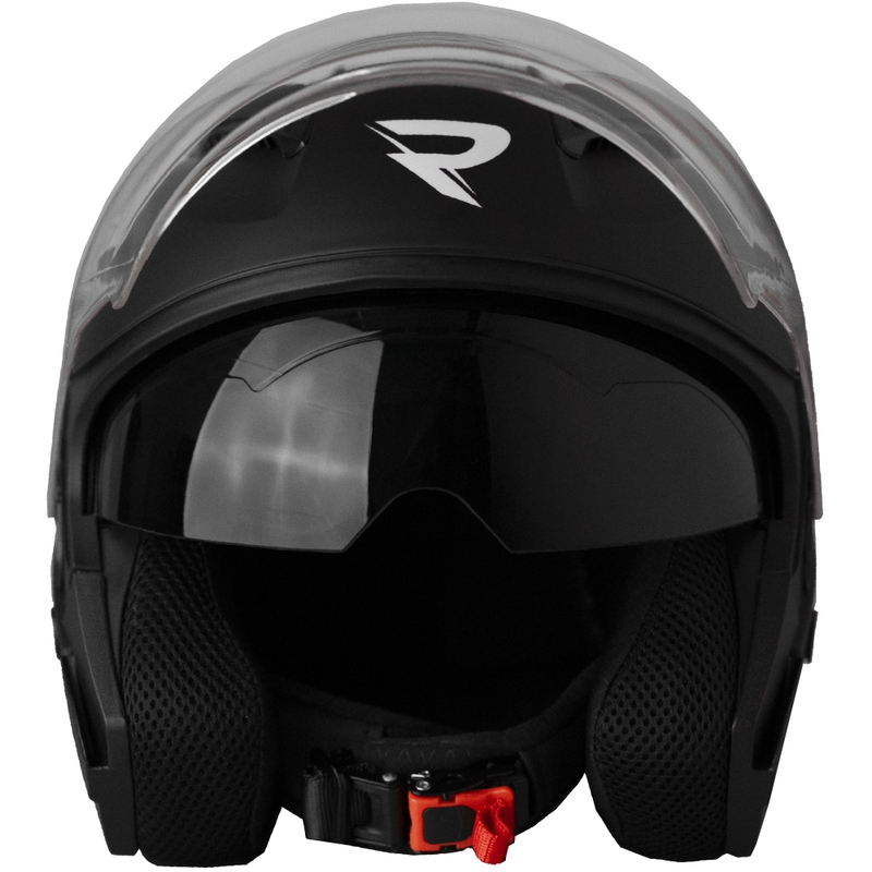 Casco de moto abierto Street Racer Sonic negro mate