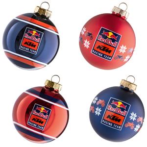 Petacas navideñas Red Bull KTM Set de decoración azul-naranja