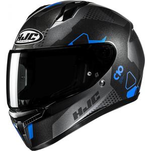 Casco de moto integral HJC C10 Aspa MC2 negro-azul-gris