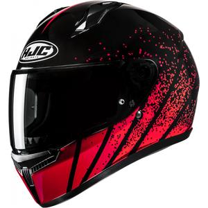 Casco de moto integral HJC C10 Haven MC1 negro-rojo