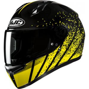 Casco de moto integral HJC C10 Haven MC3 negro-amarillo