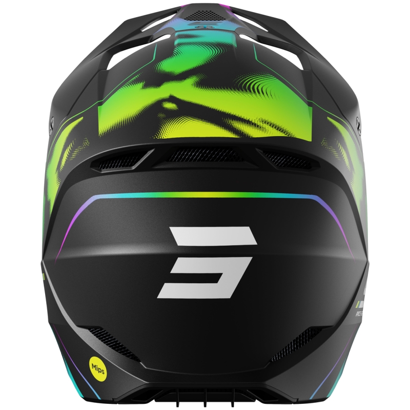 Casco de motocross Shot Race Nitro negro mate