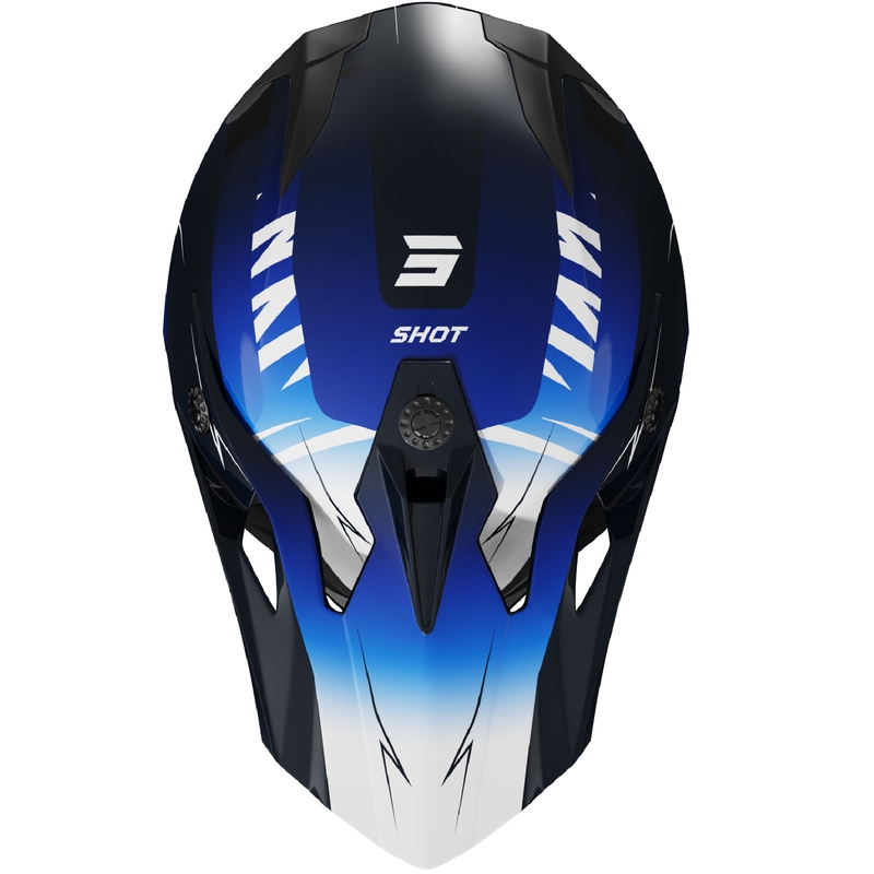 Casco de motocross Shot Pulse X-Trem azul