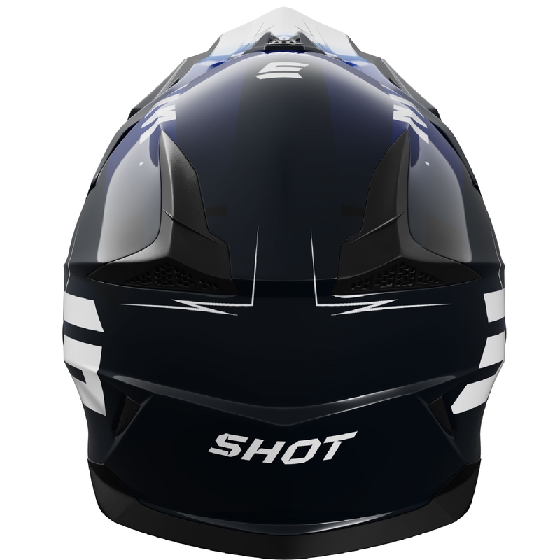 Casco motocross infantil Shot Pulse X-Trem azul