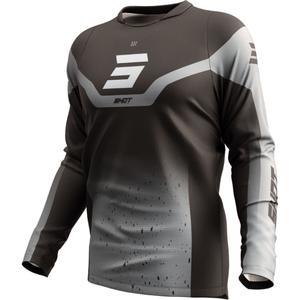 Camiseta motocross Shot Devo Blast negro-gris
