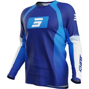 Camiseta motocross Shot Draw Instinct azul