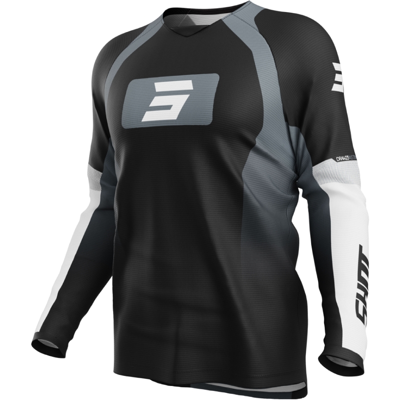 Camiseta motocross Shot Draw Instinct gris