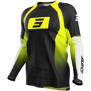 Camiseta motocross Shot Draw Instinct amarillo fluo