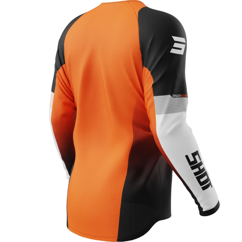 Camiseta motocross Shot Draw Instinct naranja