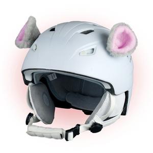 Orejas en el casco Ratón rosa