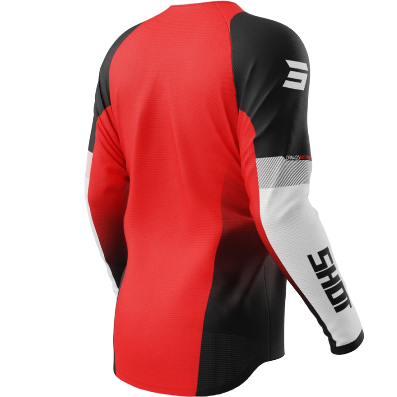 Camiseta motocross Shot Draw Instinct rojo