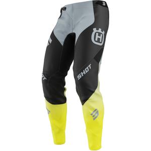 Pantalones motocross Shot Aerolite HVA negro-gris