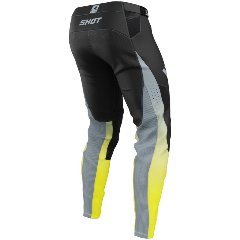 Pantalones motocross Shot Aerolite HVA negro-gris