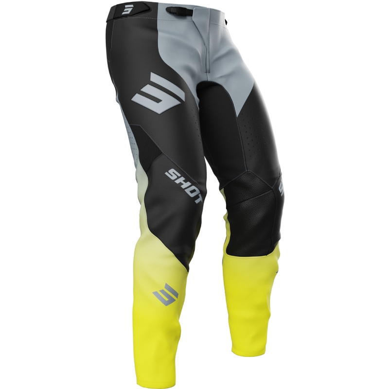 Pantalones motocross Shot Aerolite HVA negro-gris