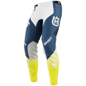 Pantalón motocross Shot Aerolite HVA azul