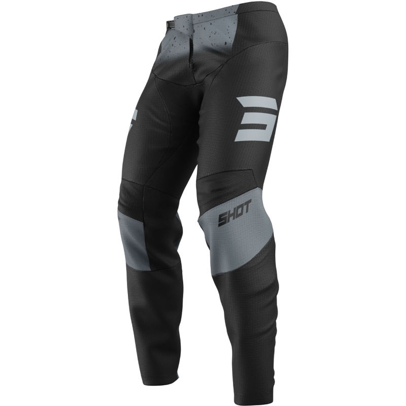 Pantalones motocross Shot Devo Blast negro-gris