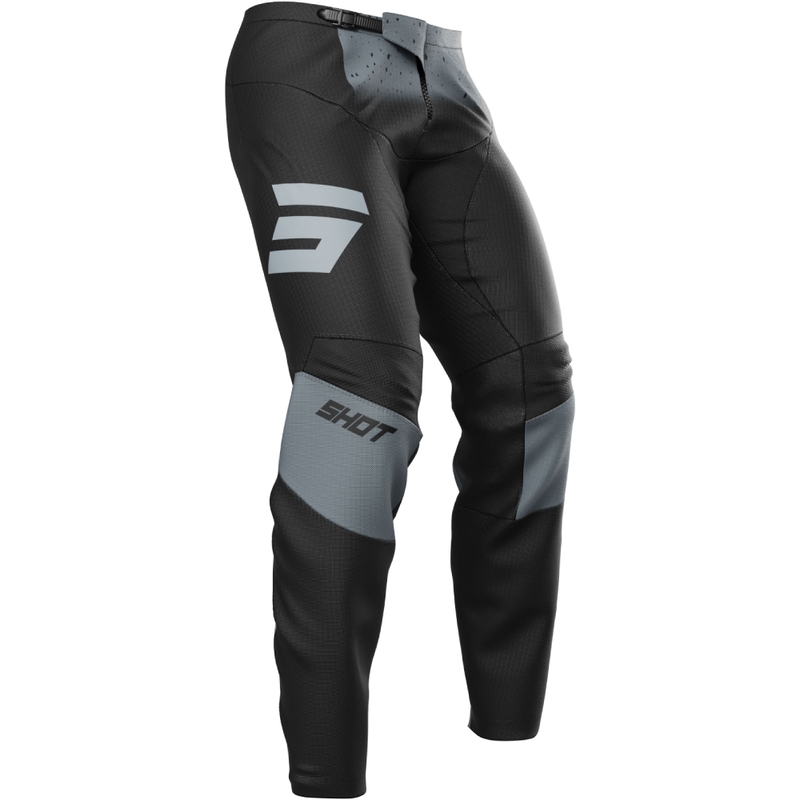 Pantalones motocross Shot Devo Blast negro-gris