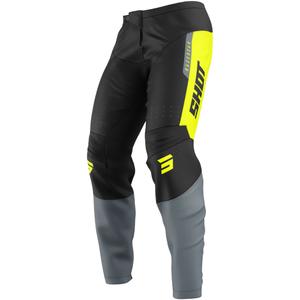 Pantalón motocross Shot Devo League amarillo fluo