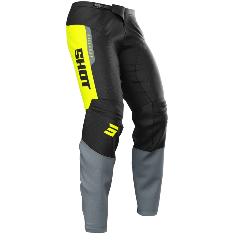 Pantalón motocross Shot Devo League amarillo fluo