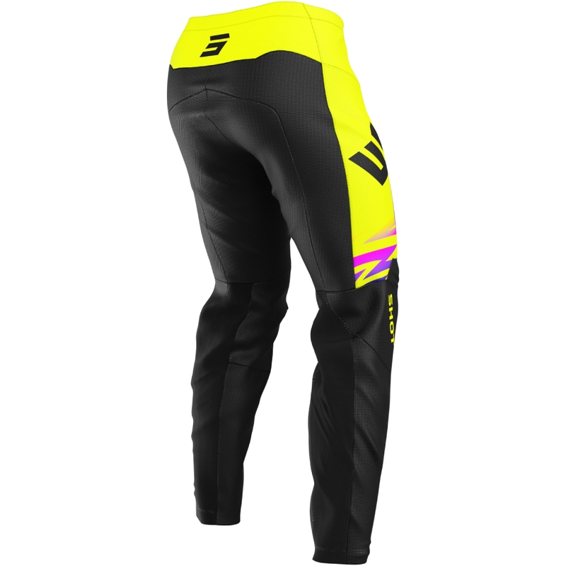 Pantalón motocross Shot Devo X-Trem amarillo fluo