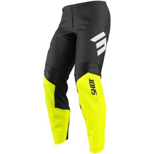 Pantalón motocross Shot Draw Instinct amarillo fluo
