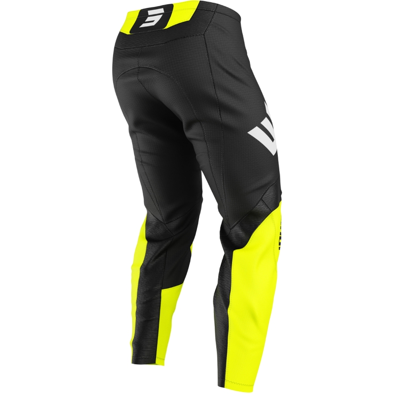 Pantalón motocross Shot Draw Instinct amarillo fluo