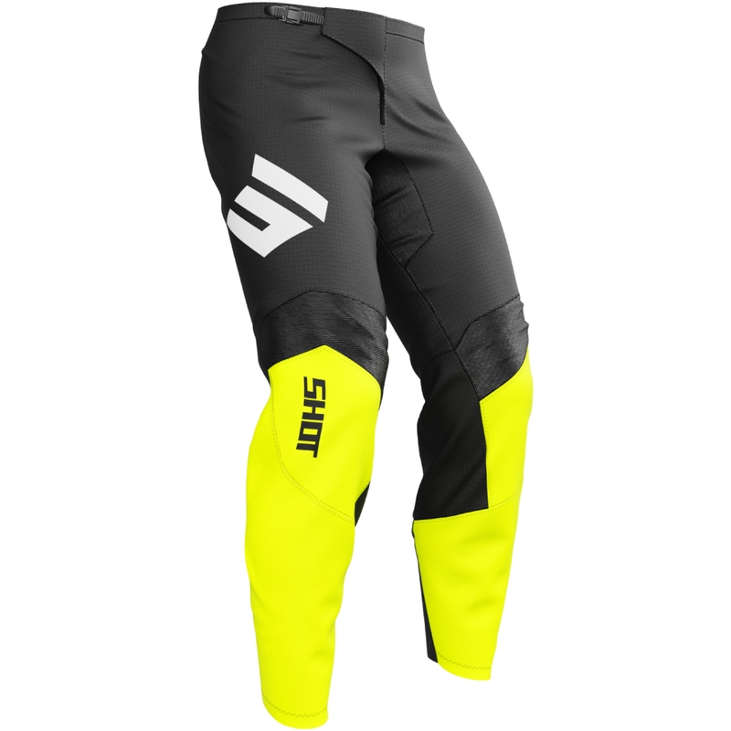 Pantalón motocross Shot Draw Instinct amarillo fluo