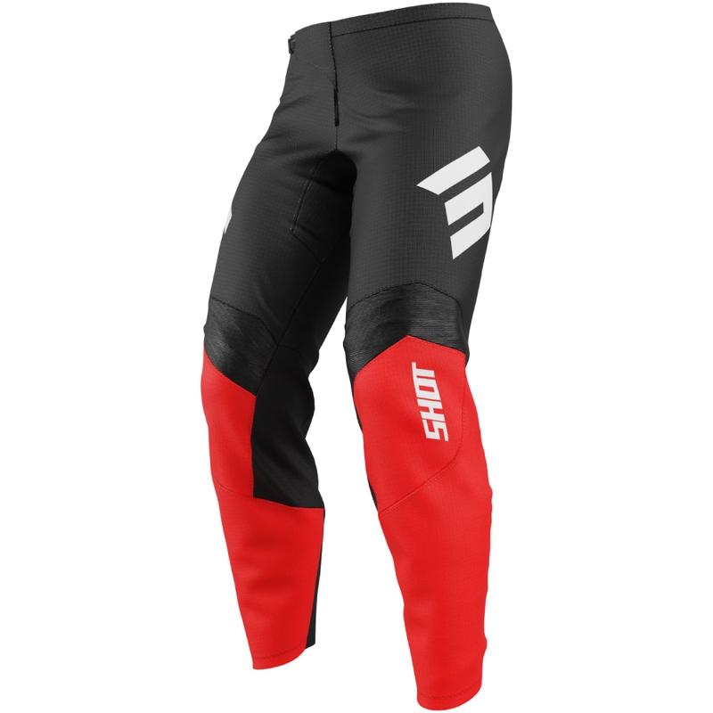 Pantalón motocross Shot Draw Instinct rojo