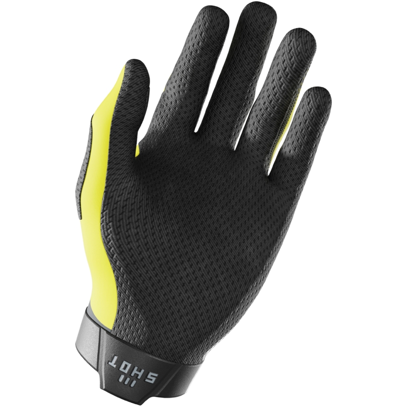 Guantes Motocross Shot Lite HVA Negro