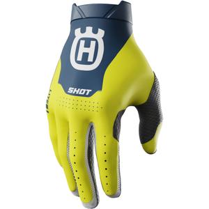 Guantes motocross Shot Lite HVA azul