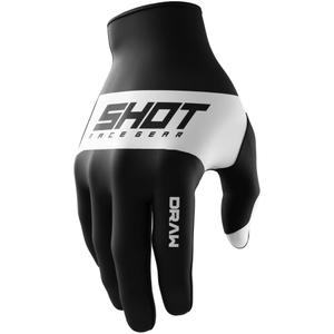 Guantes motocross Shot Draw Sky negro