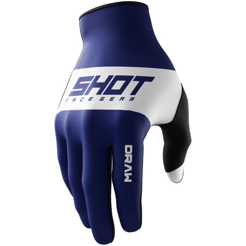 Guantes de motocross para niños Shot Draw Azul cielo