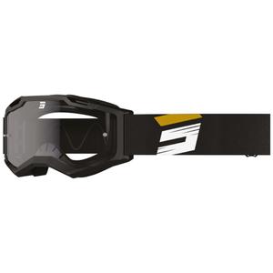 Gafas de motocross Shot Assault 2.0 Claw doradas con plexiglás transparente