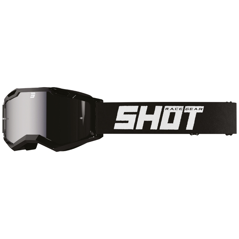 Gafas de motocross Shot Assault 2.0 Solid negro con cristal de iridio