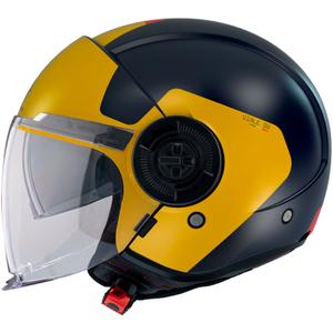 Casco de moto abierto MT Viale SV Beta D3 negro-oro