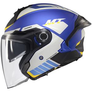 MT Cosmo SV Cruiser casco abierto azul-negro-gris mate