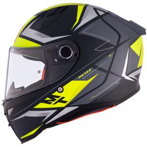 MT REVENGE 2 S HATAX C3 casco integral de moto negro-gris-amarillo