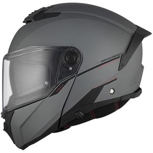 MT ATOM 2 SV SOLID A2 casco de moto gris mate