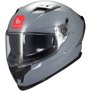 MT BRAKER SV SOLID A12 casco integral de moto gris