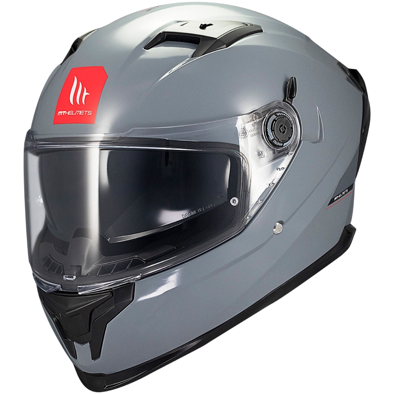 MT BRAKER SV SOLID A12 casco integral de moto gris