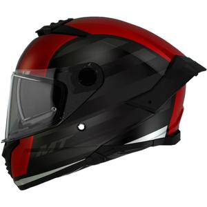 Casco integral de moto MT THUNDER 4 SV TREADS B5 negro-rojo