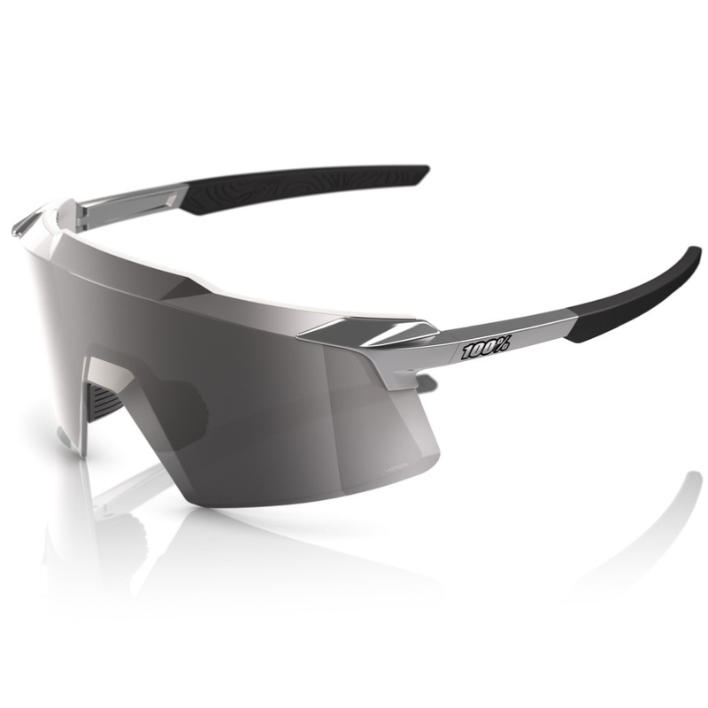 Gafas de sol 100% Aerocraft con cristal HiPER plateado