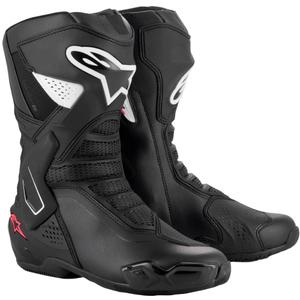 Botas de Moto Alpinestars Stella SMX-6 3 Mujer Negro-Blanco-Rosa