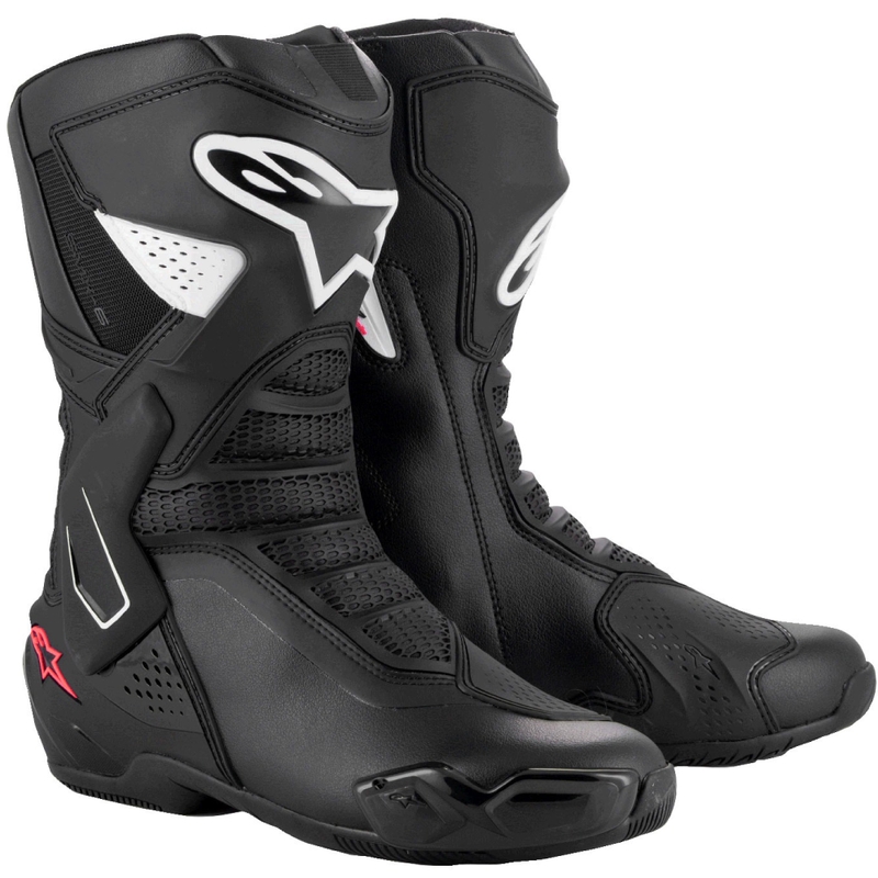 Botas de Moto Alpinestars Stella SMX-6 3 Mujer Negro-Blanco-Rosa