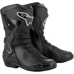 Botas de moto mujer Alpinestars Stella SMX-6 3 Drystar negro-plata